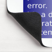 Tapis De Souris Citation d'autisme (Coin)