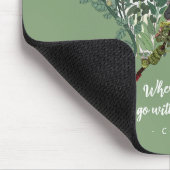 Tapis De Souris Citation d'aventure inspirationnelle de mignonne G (Coin)