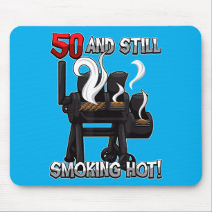 Tapis De Souris Citation de BBQ pour 50e anniversaire _super chaud