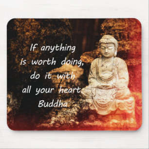 Tapis De Souris Citation de bouddha inspirante