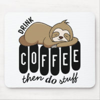Citation de café mignon couché