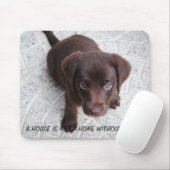 Tapis De Souris Citation de chiot (Avec souris)