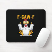 Tapis De Souris Citation de Cocorico Mème Classique (Avec souris)