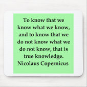 Tapis De Souris citation de Copernic (Devant)
