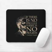 Tapis De Souris Citation de Frederick Douglas Juneteenth _8 (Avec souris)