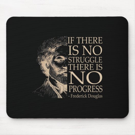 Tapis De Souris Citation de Frederick Douglas Juneteenth _8 (Devant)