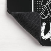 Tapis De Souris Citation de gardien de hockey sur glace (Coin)