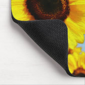 Tapis De Souris Citation de Helen Keller avec le tournesol (Coin)