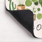 Tapis De Souris Citation de jardinage de l'aquarelle de la maison  (Coin)