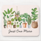 Tapis De Souris Citation de jardinage de l'aquarelle de la maison  (Devant)