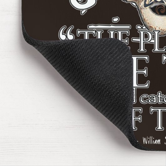 Tapis De Souris Citation de jeu de Hamlet (Coin)