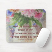 Tapis De Souris Citation de la Bible de confort (Avec souris)