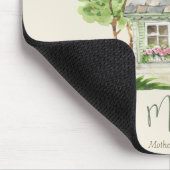 Tapis De Souris Citation de la fête des mères Aquarelle douce (Coin)