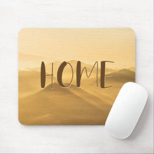 Tapis De Souris Citation de la maison de lever du soleil sur les c