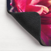 Tapis De Souris Citation de l'attitude des fleurs rouges Inspirati (Coin)