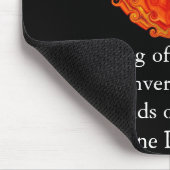 Tapis De Souris Citation de littérature de Rene Descartes (Coin)