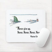 Tapis De Souris Citation de motivation d'examen par Winston (Avec souris)