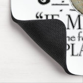 Tapis De Souris Citation de musique de douzième nuit (Coin)
