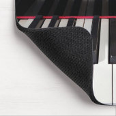 Tapis De Souris Citation de musique sur clavier de piano (Coin)