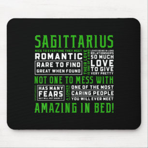 Tapis De Souris Citation de personnalité du Sagittaire Astrologie 