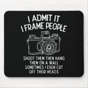 Tapis De Souris Citation de photographie horreur effrayant hallowe