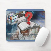 Tapis De Souris Citation de rappel positive (Avec souris)