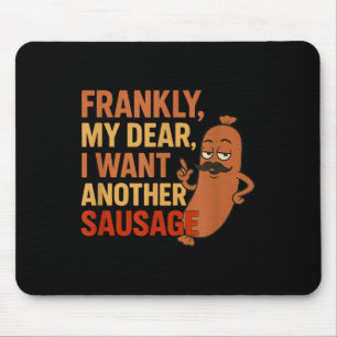 Tapis De Souris Citation De Saucisson Bbq Funny Pour Grill De La C