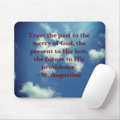 Tapis De Souris Citation de St Augustine (Avec souris)