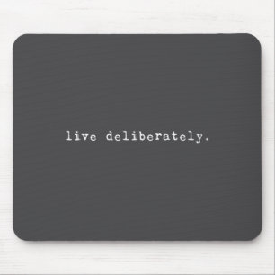 Tapis De Souris Citation d'eau Motivation Rituel - Vivre Délibérém