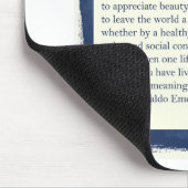 Tapis De Souris Citation d'Emerson (Coin)