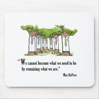 Tapis De Souris Citation d'examen motivationnel de Max DePree -