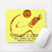 Tapis De Souris Citation d'or Mousepad de lecteur (Avec souris)