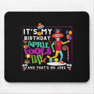 Tapis De Souris Citation drôle d'anniversaire d'avril Poisson d'av