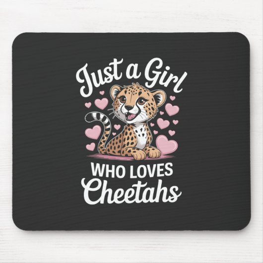 Tapis De Souris Citation drôle de guépard (Devant)