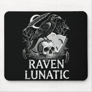 Tapis De Souris Citation drôle de littérature classique de corbeau