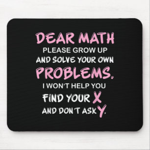 Tapis De Souris Citation drôle de maths