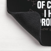 Tapis De Souris Citation drôle de maths Mathématiques Cher profess (Coin)