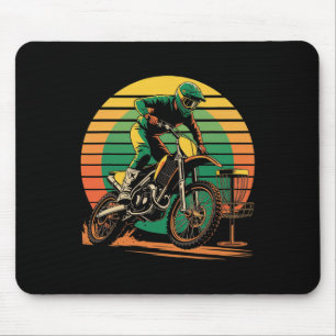 Tapis De Souris Citation drôle Motocross rencontre Combo Disc Golf