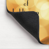 Tapis De Souris Citation inspirante avec une image de Bouddha (Coin)