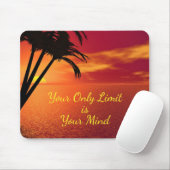 Tapis De Souris Citation Inspiration Sunset Beach Personnaliser (Avec souris)