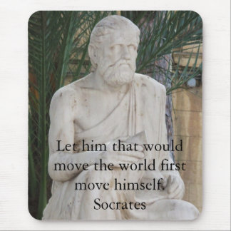 Tapis De Souris Citation inspirée de Socrates