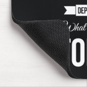 Tapis De Souris Citation inspirée le noir d'avenir (Coin)