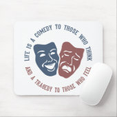 Tapis De Souris Citation LIFE mousepad (Avec souris)