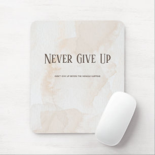 Tapis De Souris Citation Motivation aquarelle