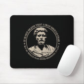 Tapis De Souris Citation Motivationnelle De Marcus Aurelius Sur La (Avec souris)