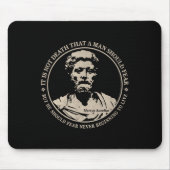 Tapis De Souris Citation Motivationnelle De Marcus Aurelius Sur La (Devant)