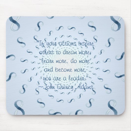 Tapis De Souris Citation Mousepad de direction de John Quincy (Devant)