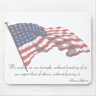 Tapis De Souris Citation Mousepad de KRW Thomas Jefferson