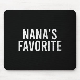 Tapis De Souris Citation préférée de Nanas pour bébé petit-enfant