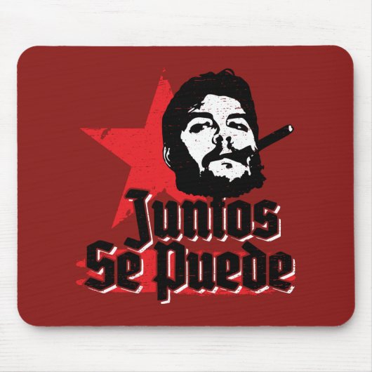 Tapis De Souris Citation révolutionnaire de Che Guevara Juntos Se  (Devant)